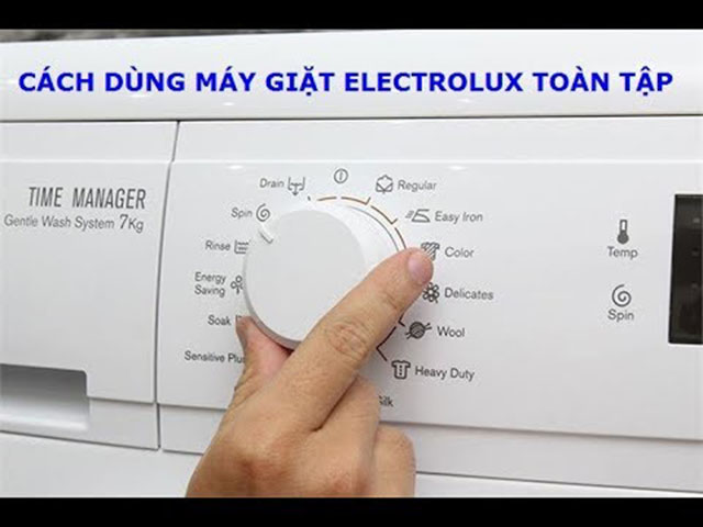 Cách Chọn chế độ giặt