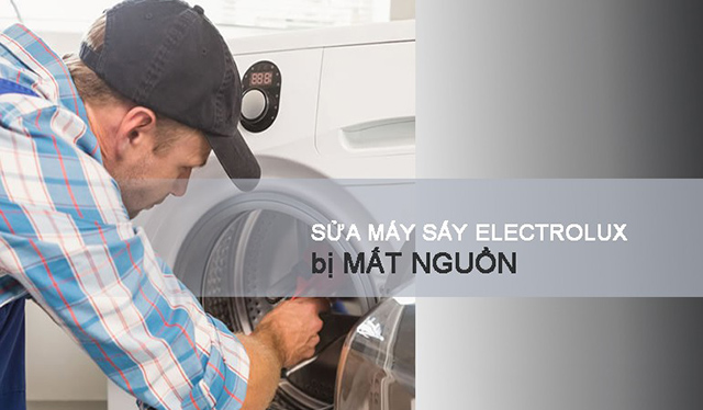 Sửa máy sấy Electrolux bị mất nguồn