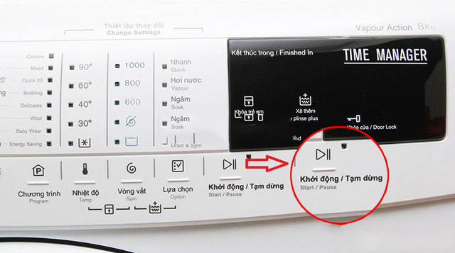 Nguyên nhân máy giặt Electrolux nháy đen start