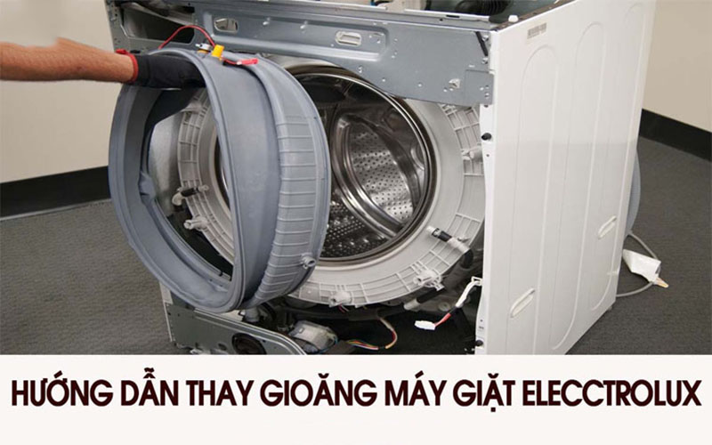 Cách thay gioăng máy giặt