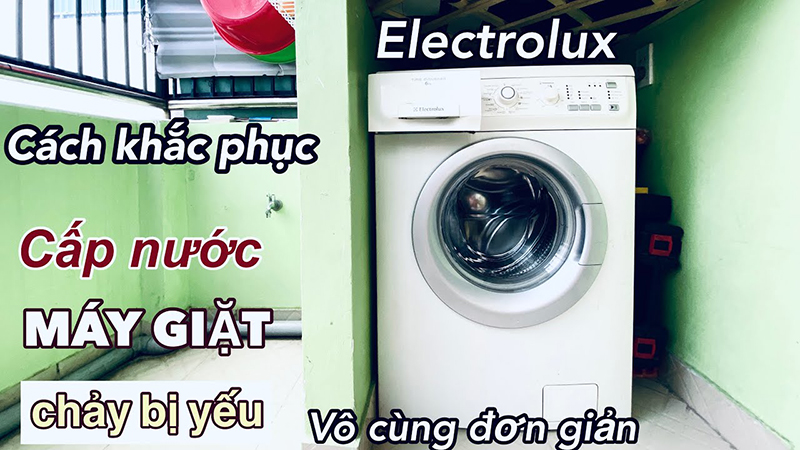 Máy giặt Electrolux không cấp nước