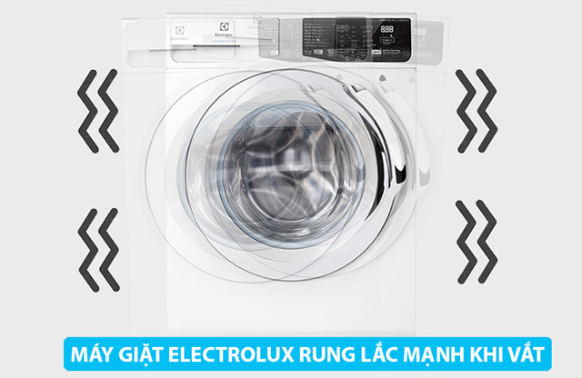 Máy giặt Electrolux rung lắc mạnh