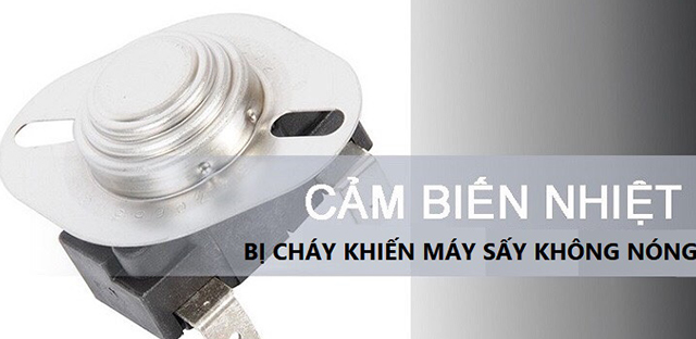 Máy sấy bị hỏng cảm biến nhiệt độ