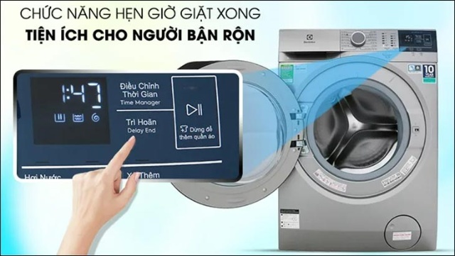 Hướng dẫn sử dụng bảng điều khiển máy giặt Electrolux