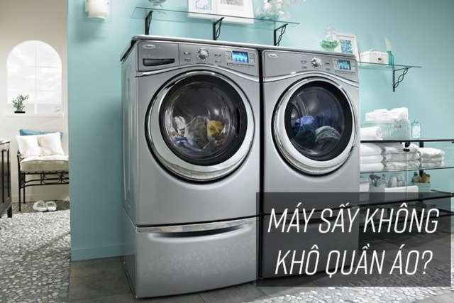 Máy không sấy khô quần áo