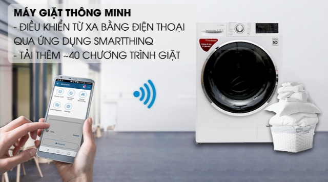 Chế độ giặt đa dạng và tính năng thông minh