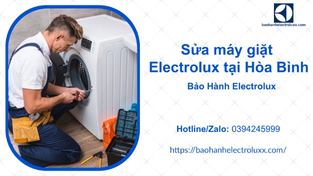 Sửa máy giặt Electrolux tại Hòa Bình