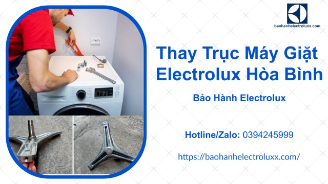 Giới thiệu về dịch vụ thay trục máy giặt Electrolux Hòa Bình