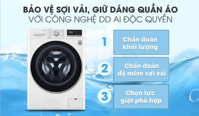 Ưu điểm của máy giặt nằm ngang (máy giặt cửa ngang)