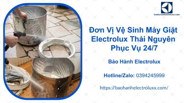 Dịch vụ vệ sinh máy giặt Electrolux Thái Nguyên