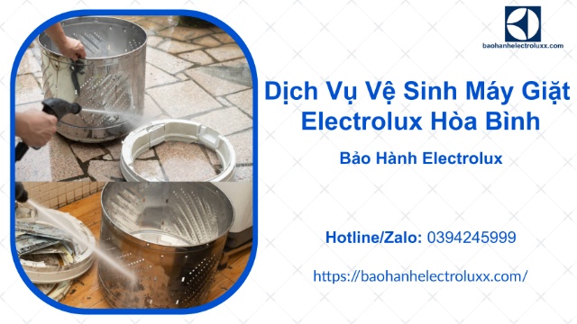 Giới thiệu về dịch vụ vệ sinh máy giặt Electrolux Hòa Bình