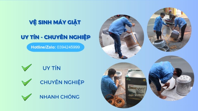 Dịch vụ vệ sinh máy giặt Electrolux tại Hòa Bình